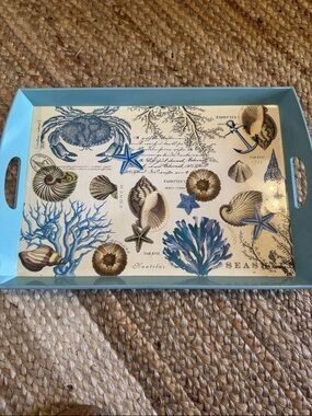 Vintage Michel Design Works Coastal Serving Tray